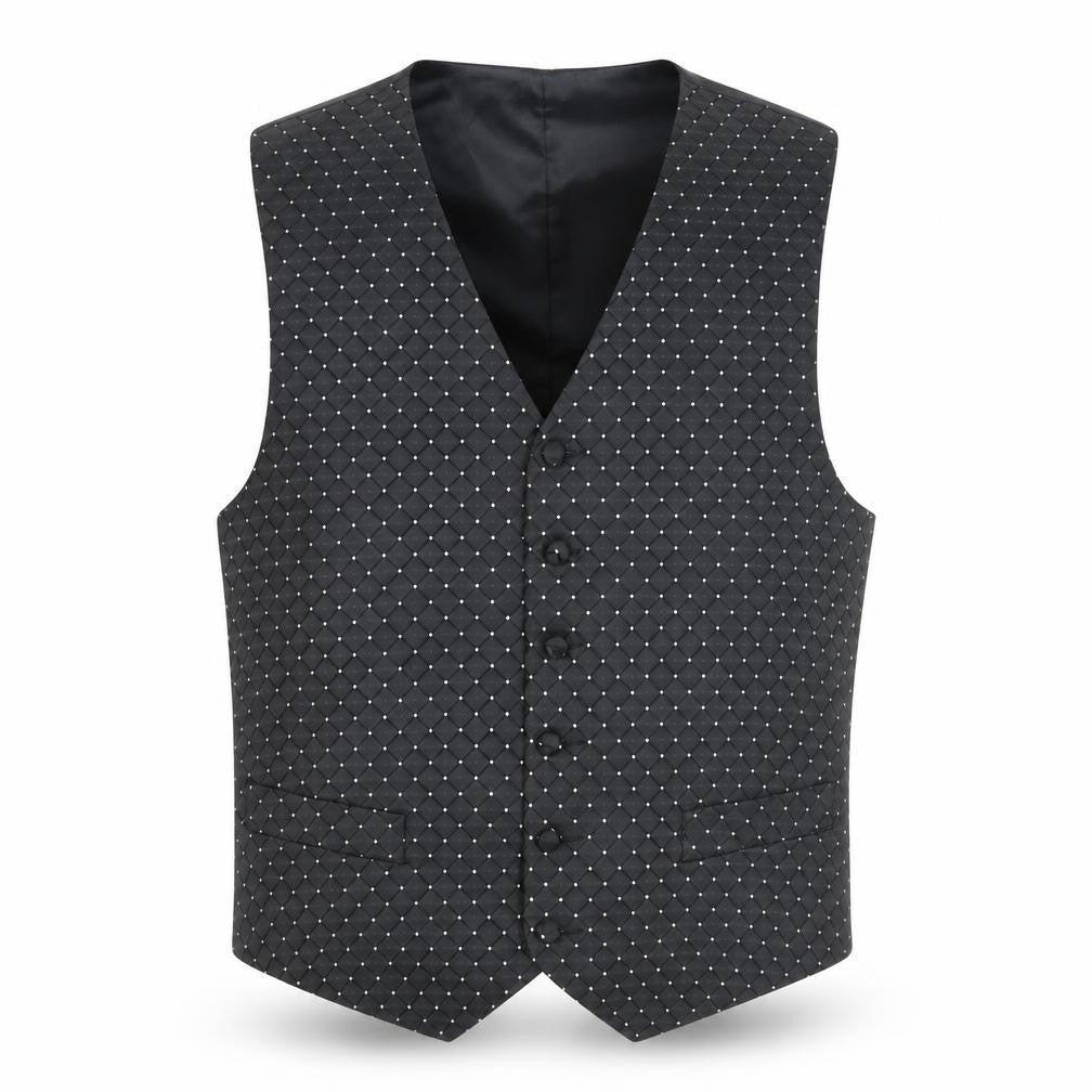 Mens UK Size M 1860 Menswear Regular Grey Suit Waistcoat
