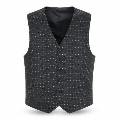 Mens UK Size M 1860 Menswear Regular Grey Suit Waistcoat