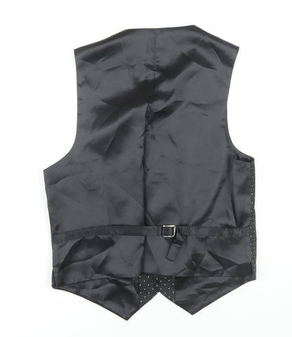 1860 Menswear Grey Waistcoat, Medium, Men's Formal