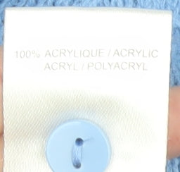 Damart Women's Blue Collared Jumper M Long Sleeve