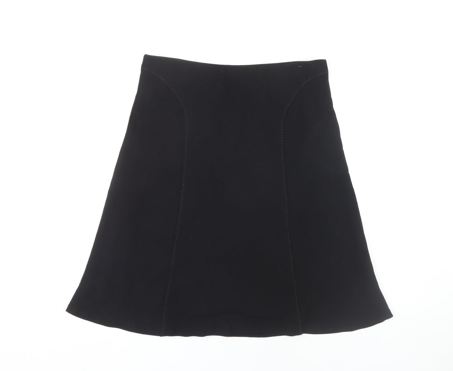 Marks and Spencer Women's Black A-Line Skirt Size 14