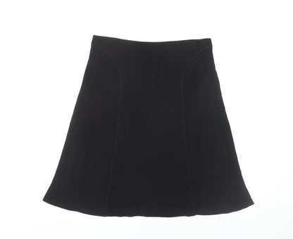 Marks and Spencer Women's Black A-Line Skirt Size 14
