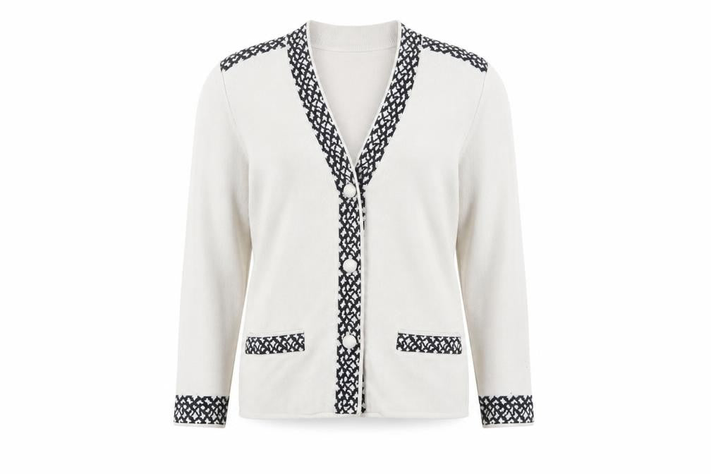 Womens UK Size S Your Sixth Sense White Cardigan Jumper