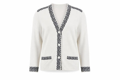 Womens UK Size S Your Sixth Sense White Cardigan Jumper