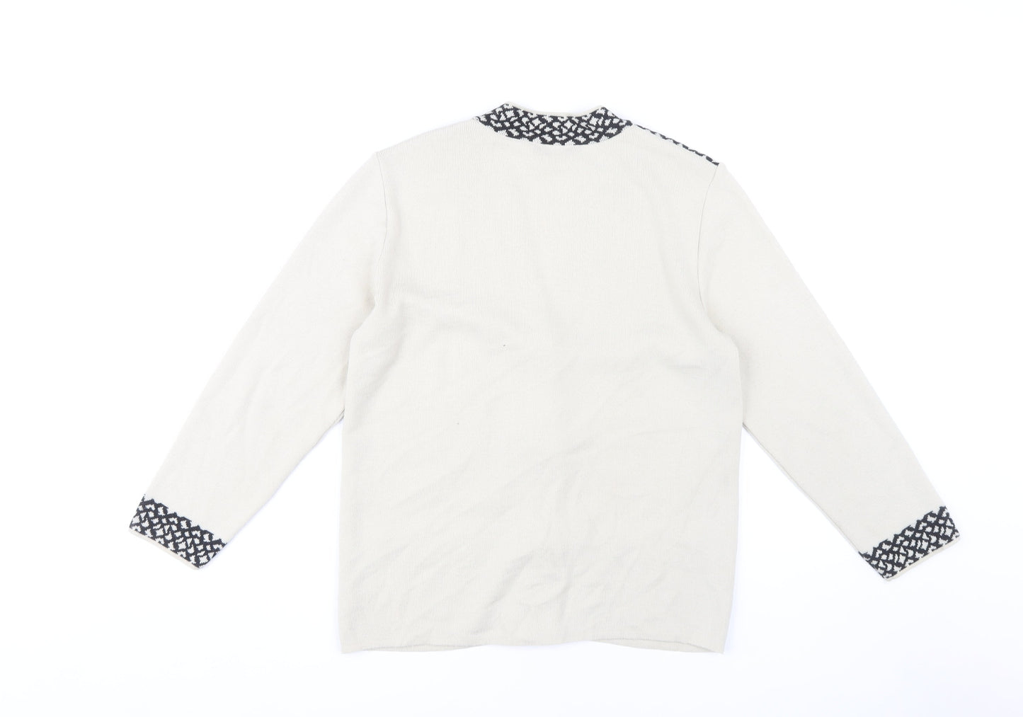 Womens UK Size S Your Sixth Sense White Cardigan Jumper