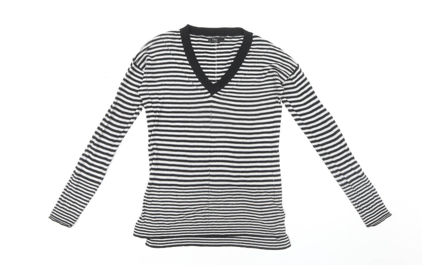 Womens UK Size 8 NEXT Black Pullover Jumper