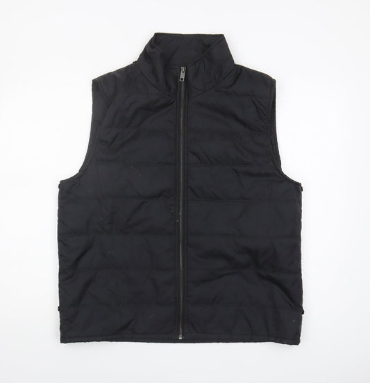 Mens UK Size L Jasper Conran Black Puffer Jacket