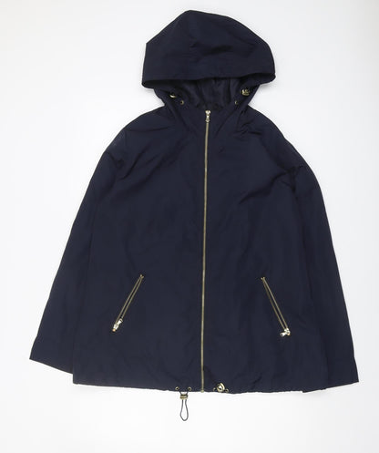 Womens UK Size 12 M&Co Blue Basic Jacket