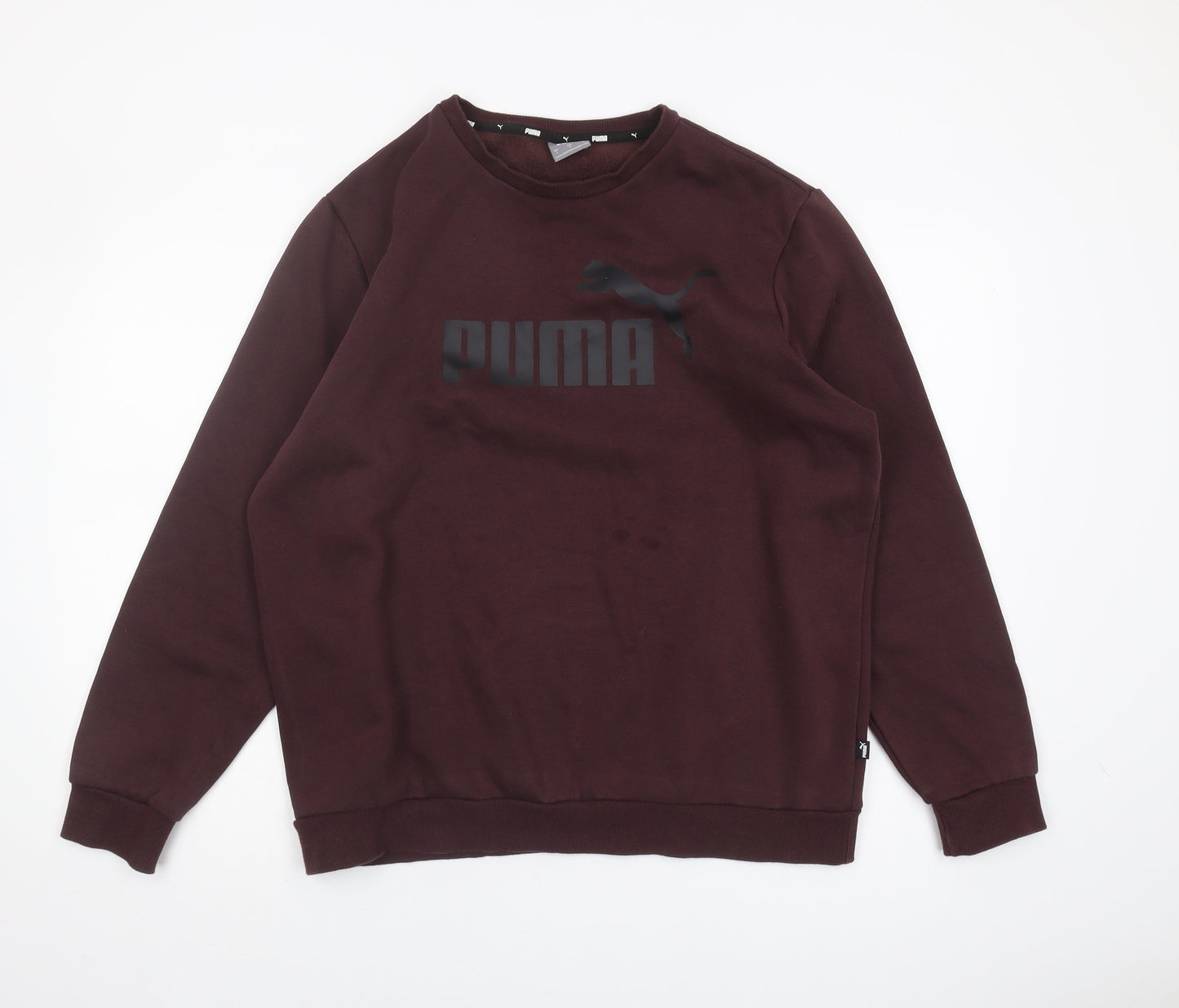 Mens UK Size L PUMA Brown Pullover Sweatshirt