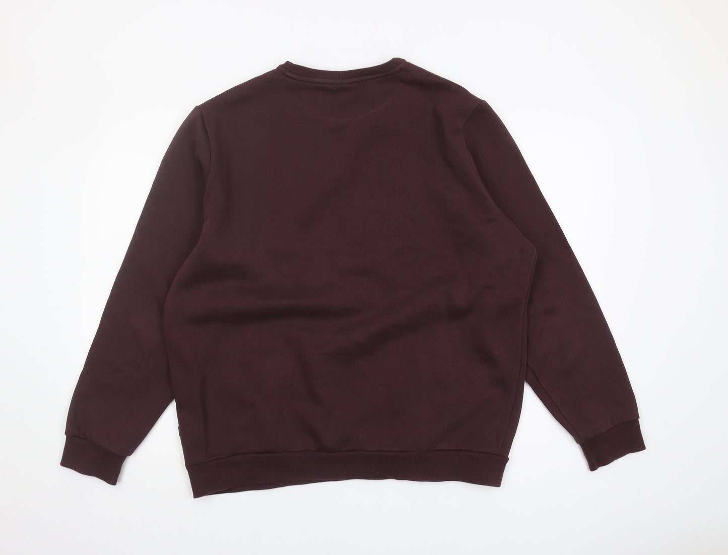 Mens UK Size L PUMA Brown Pullover Sweatshirt