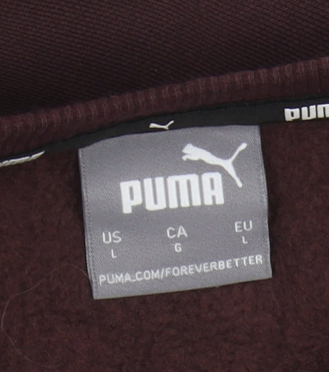 Mens UK Size L PUMA Brown Pullover Sweatshirt