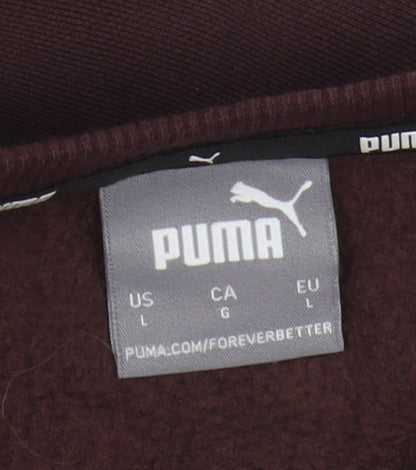 Mens UK Size L PUMA Brown Pullover Sweatshirt