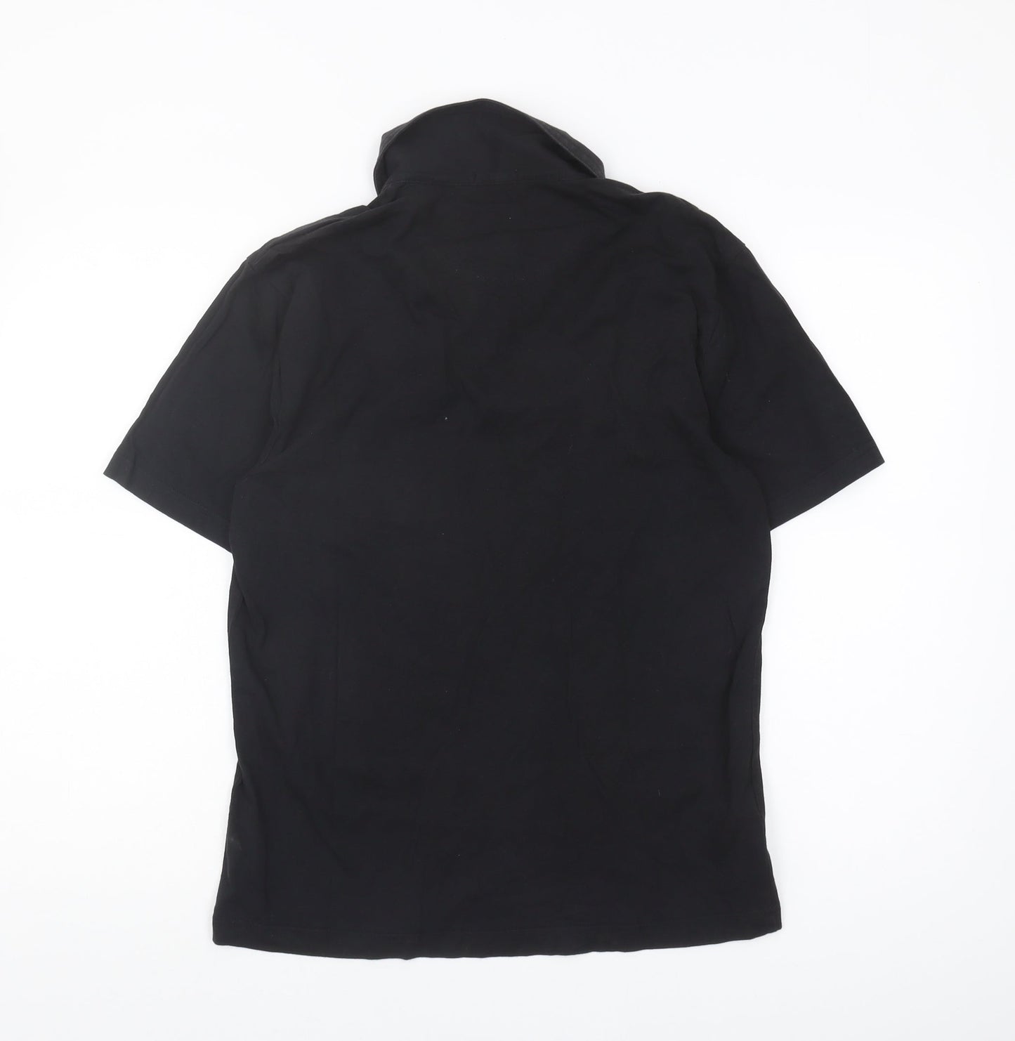 Penguin Men's Black Slim Fit Polo, M, Short Sleeve