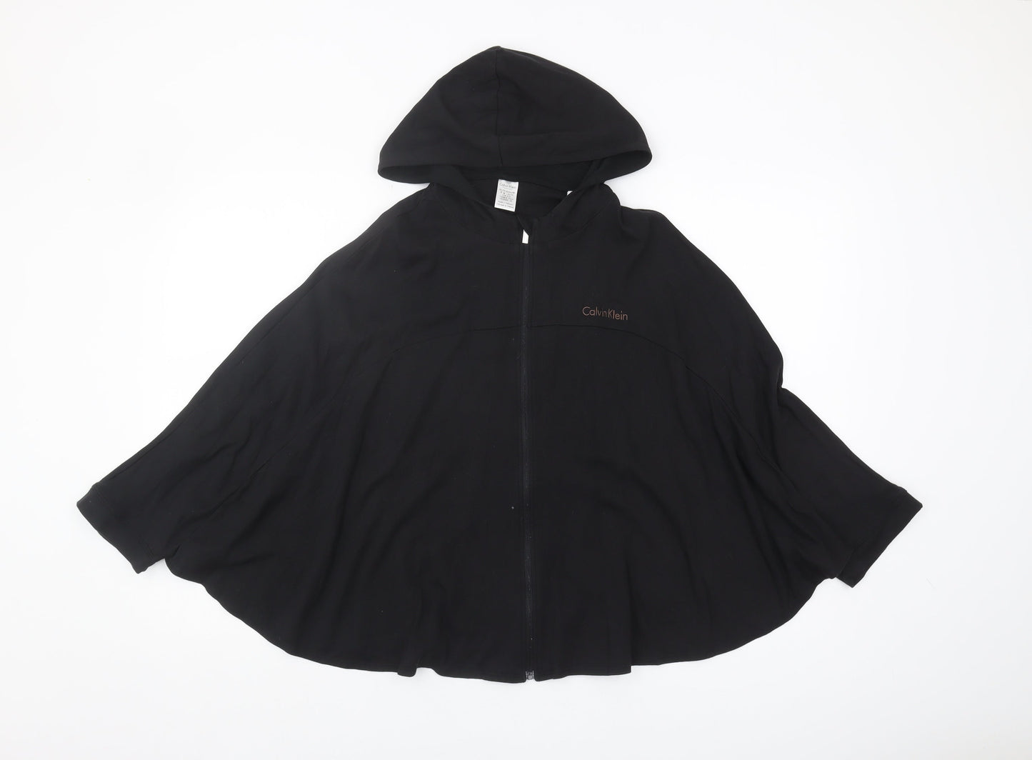 Womens UK Size XS Calvin Klein Black Cape