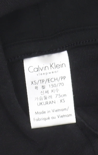 Womens UK Size XS Calvin Klein Black Cape