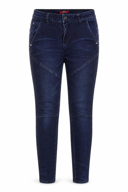 Womens UK Size 10 s.Oliver Regular Fit Skinny Blue Jeans