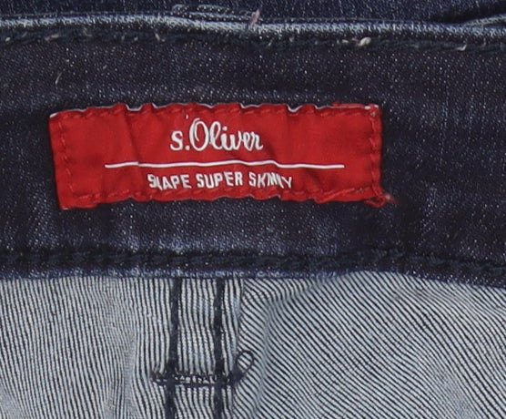 s.Oliver Women's Blue Skinny Jeans Size 10