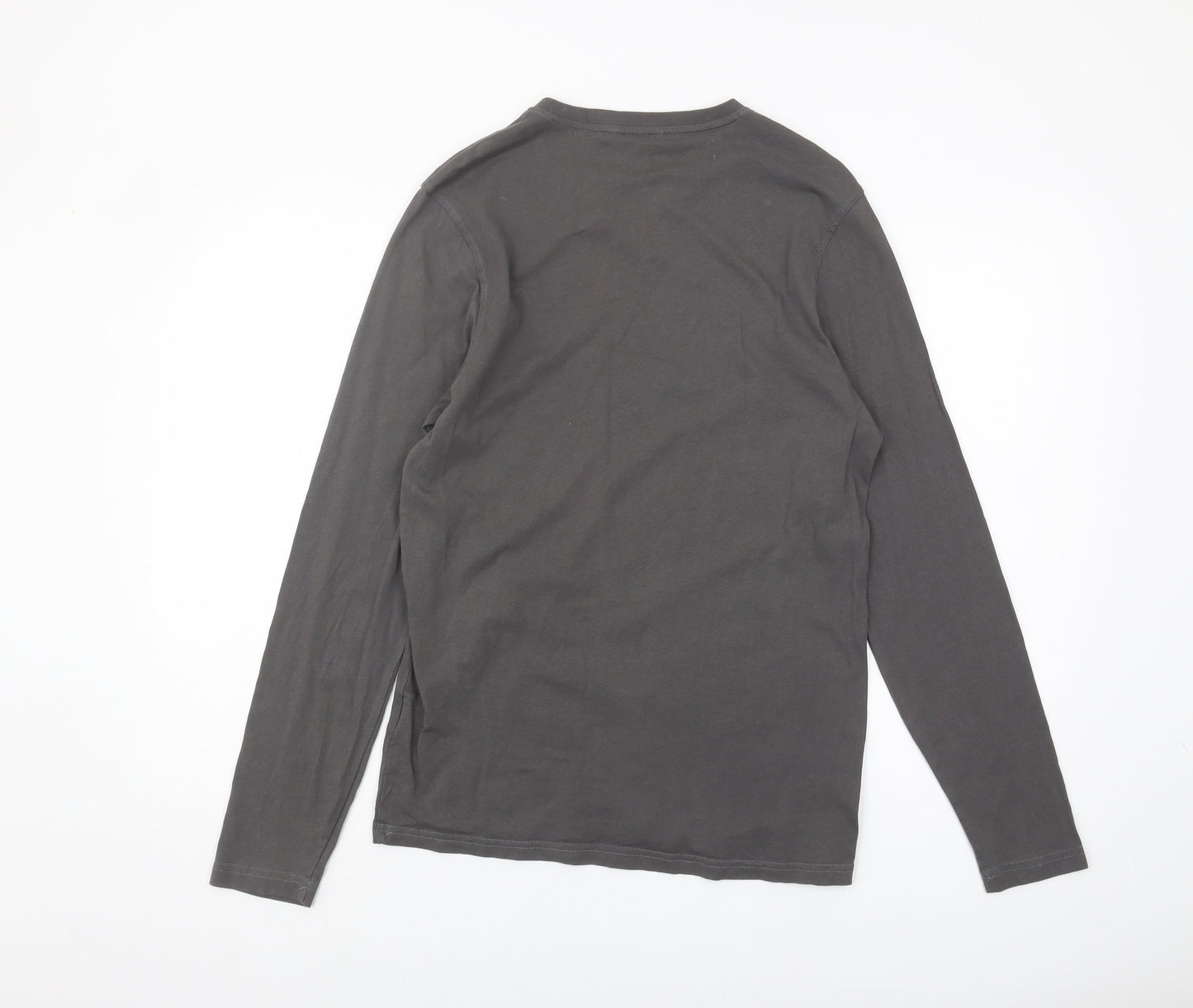 Mountain Warehouse Men's Black XS V-Neck Long Sleeve T-Shirt