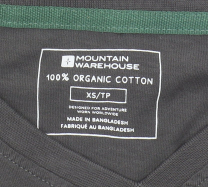 Mountain Warehouse Men's Black XS V-Neck Long Sleeve T-Shirt
