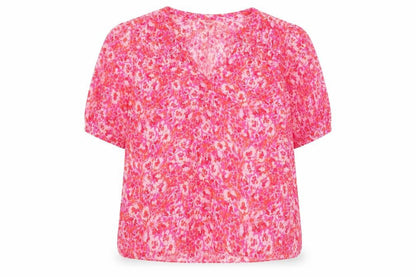 Womens UK Size 16 Hush Pink Basic Blouse