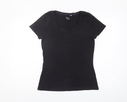 Boden Women's Black Basic Cotton T-Shirt, Size M