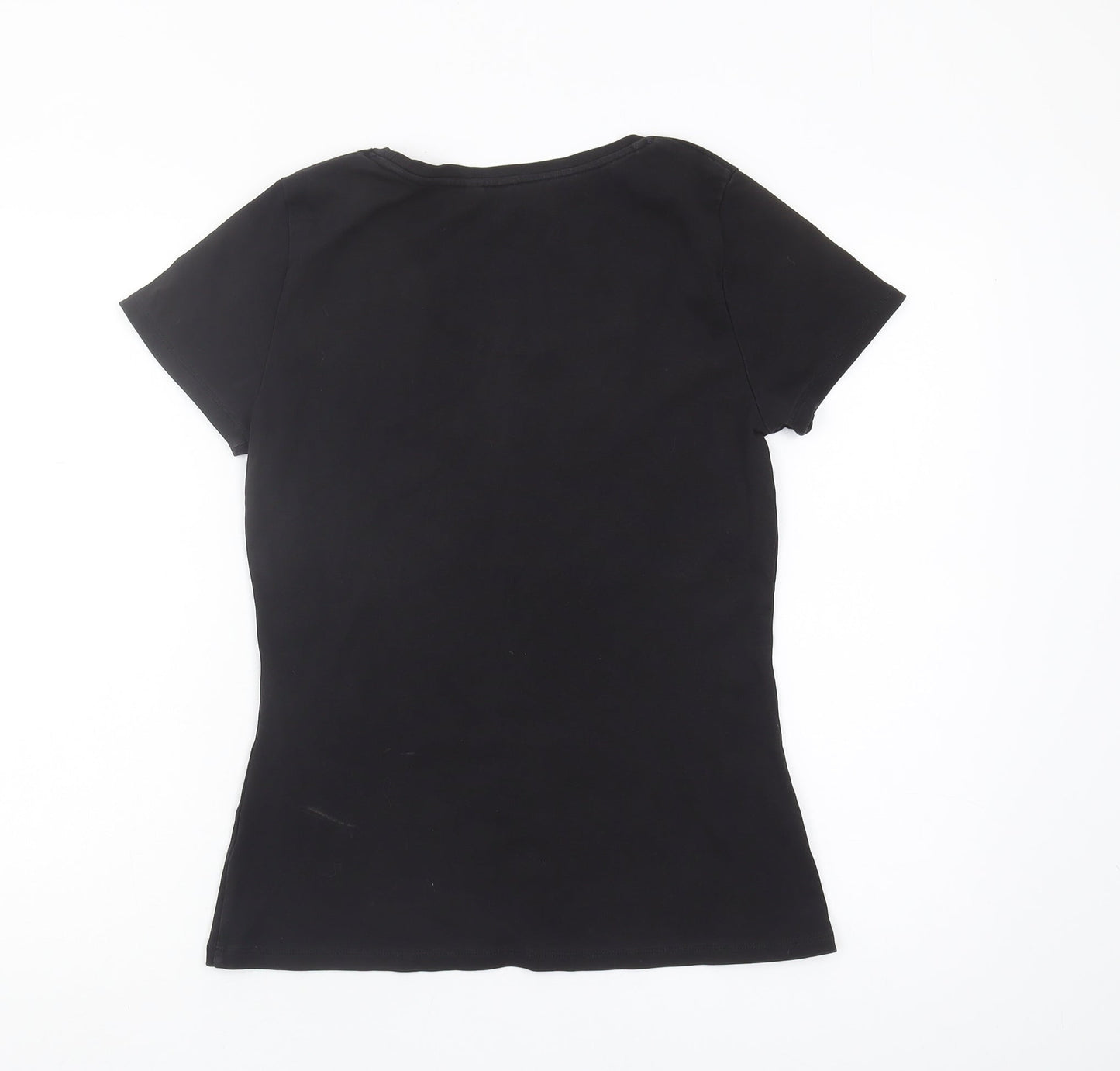 Boden Women's Black Basic Cotton T-Shirt, Size M