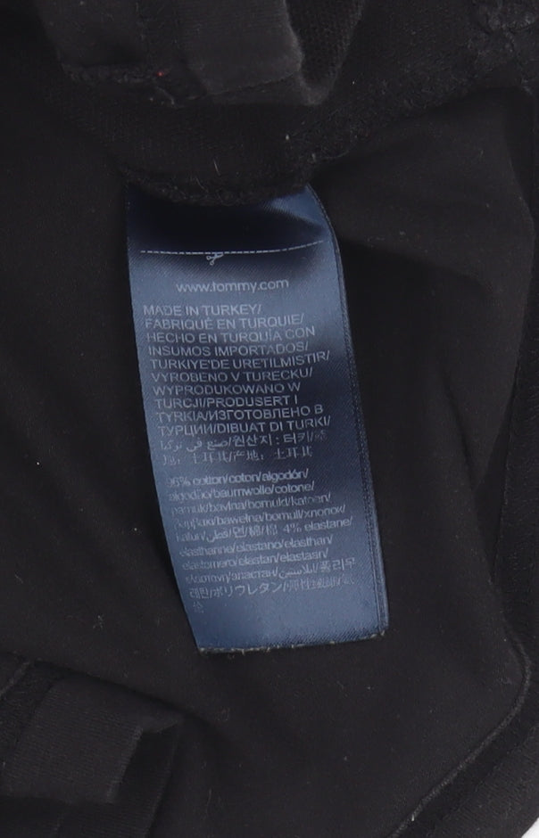 Tommy Hilfiger Men's Black Crew Neck T-Shirt - Size L