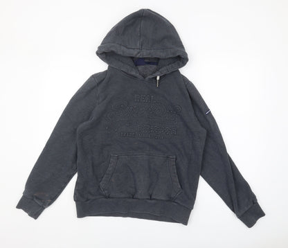 Superdry Women's Grey Pullover Hoodie Size 16