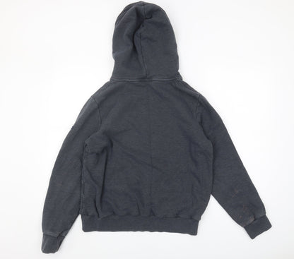 Superdry Women's Grey Pullover Hoodie Size 16