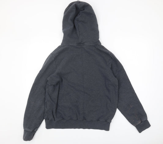 Superdry Women's Grey Pullover Hoodie Size 16