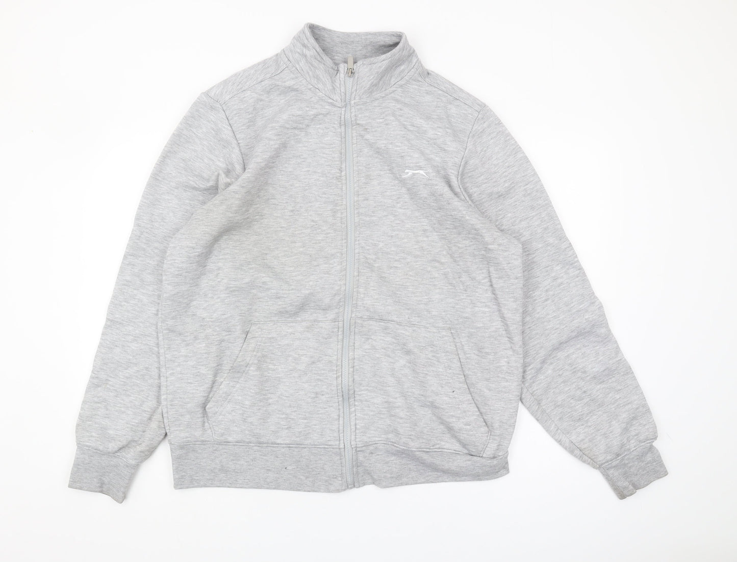 Mens UK Size L Slazenger Grey Basic Jacket