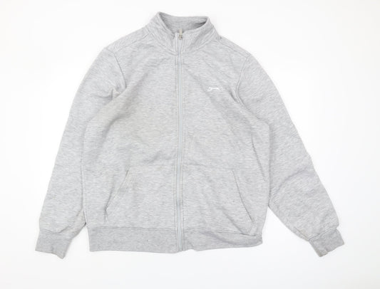 Mens UK Size L Slazenger Grey Basic Jacket