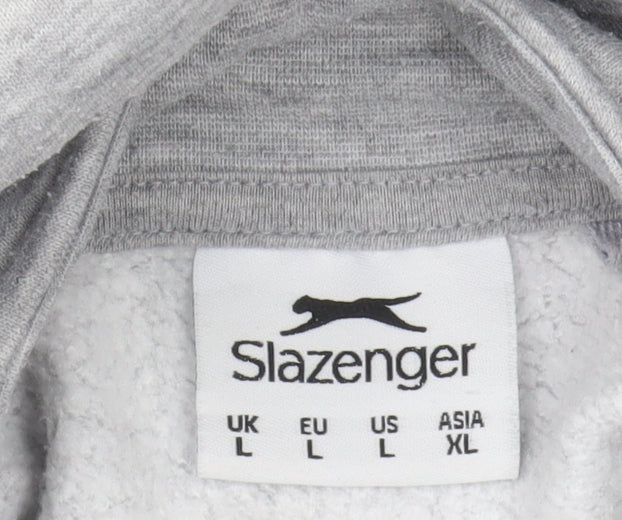 Mens UK Size L Slazenger Grey Basic Jacket