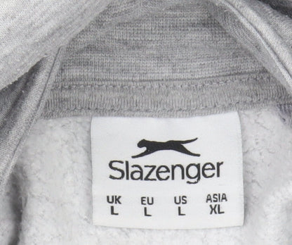 Mens UK Size L Slazenger Grey Basic Jacket