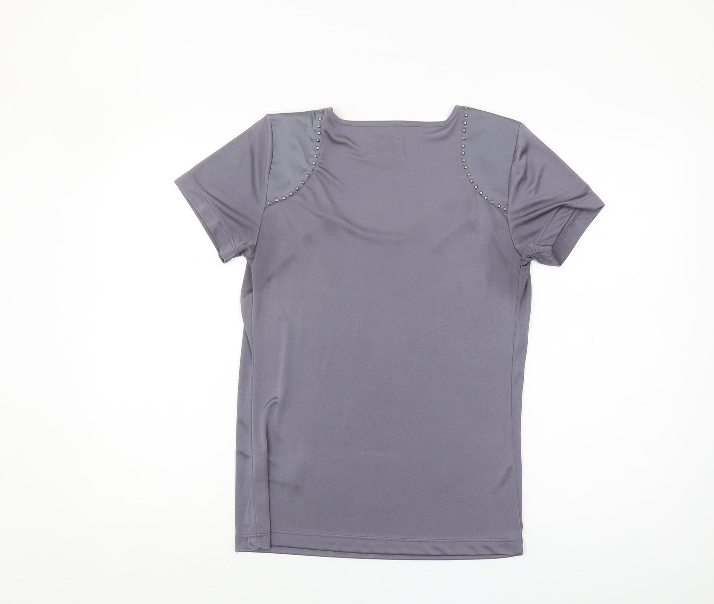 Womens UK Size S Reiss Grey Basic Blouse