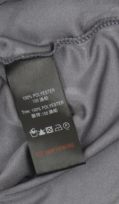 Womens UK Size S Reiss Grey Basic Blouse