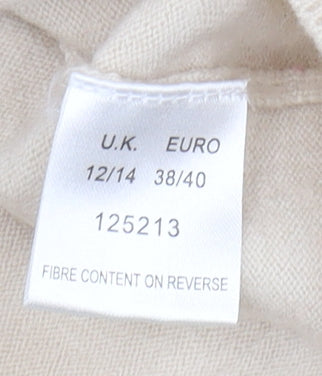 Eastex Women's Beige Pullover Jumper Size 12/14