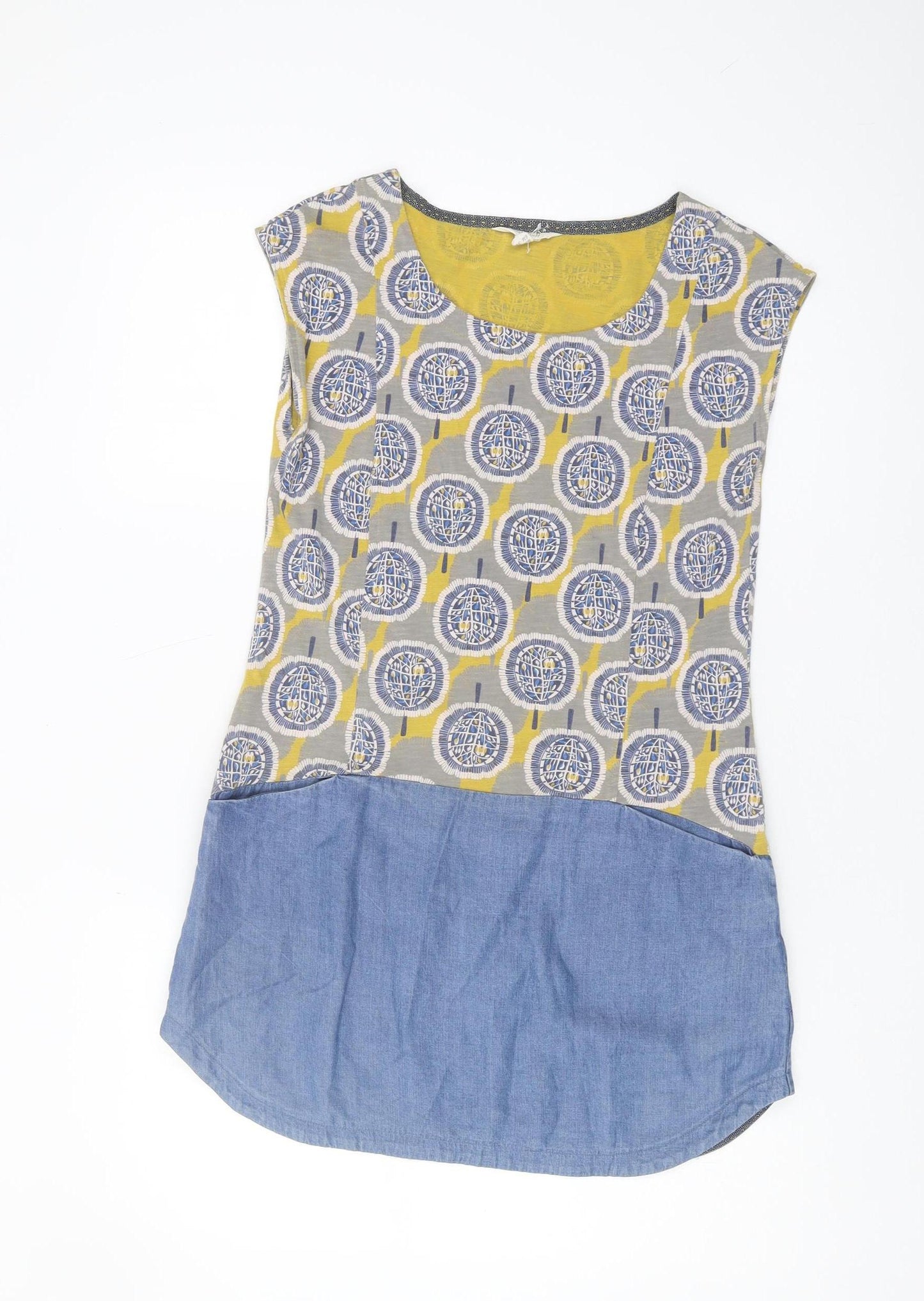 Womens UK Size 8 White Stuff Multicoloured Tunic Tank