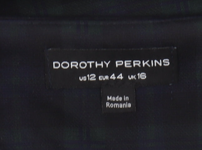 Womens UK Size 16 Dorothy Perkins Multicoloured Basic Blouse
