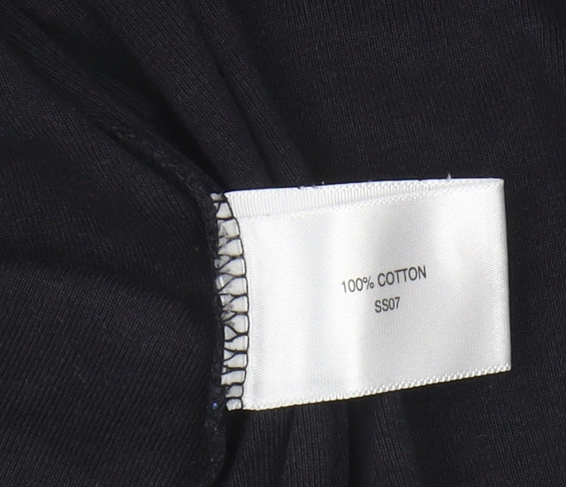 Womens UK Size XL Country Casuals Black Basic T-Shirt