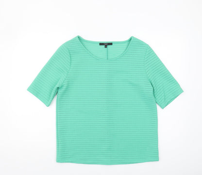 Womens UK Size 10 NEXT Green Basic T-Shirt