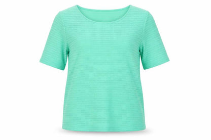 Womens UK Size 10 NEXT Green Basic T-Shirt