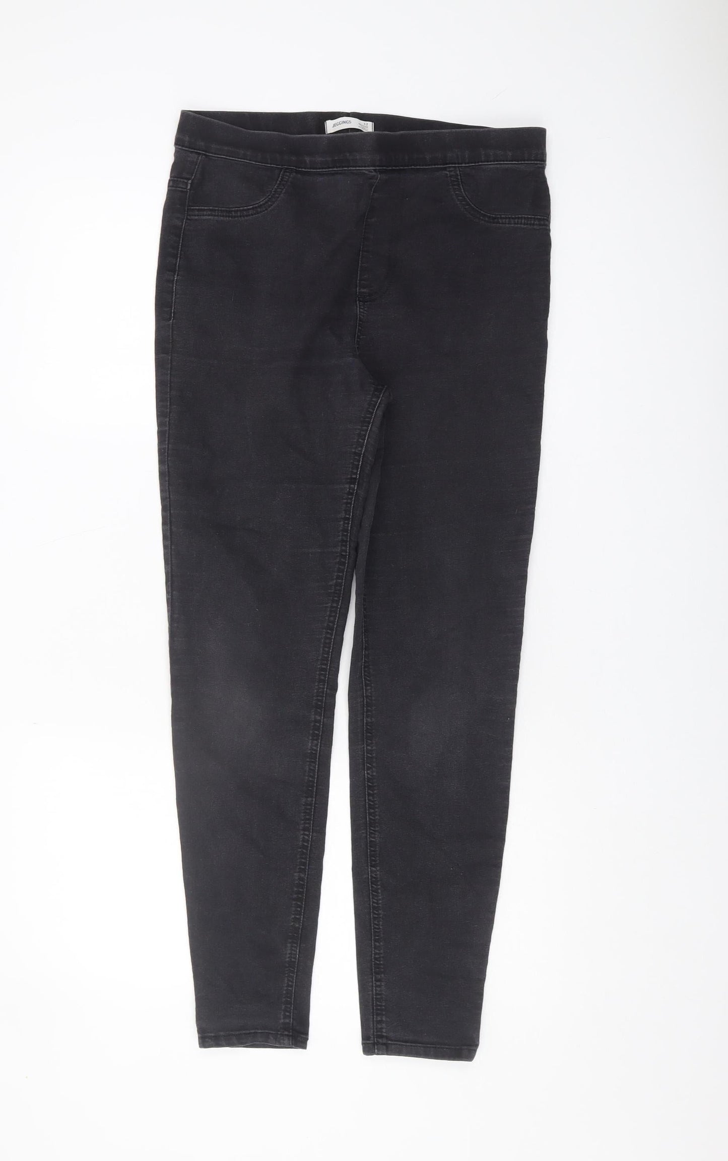 Womens UK Size 12 Marks and Spencer Regular Fit Jegging Black Jeans