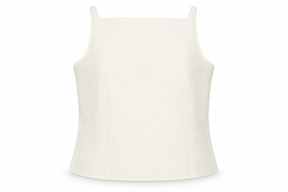 Womens UK Size 14 Planet Ivory Basic Tank
