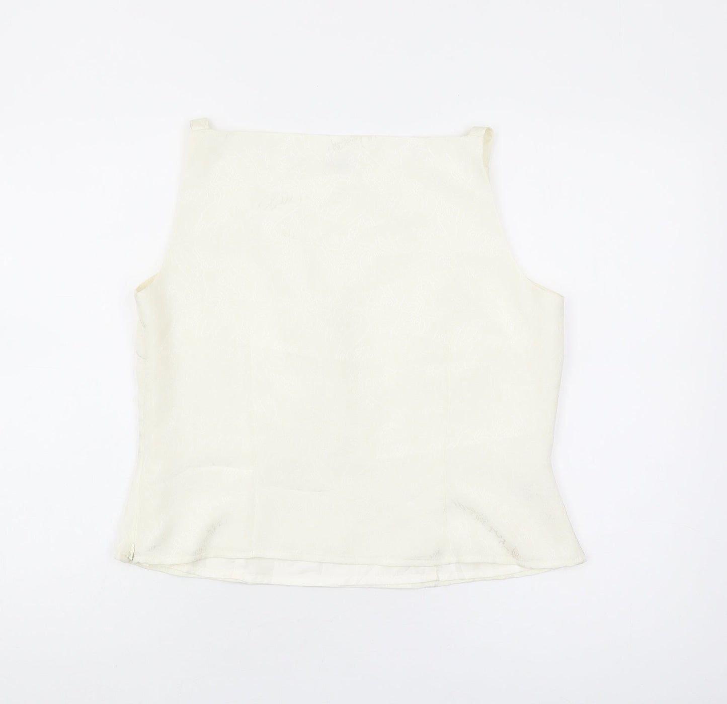Womens UK Size 14 Planet Ivory Basic Tank