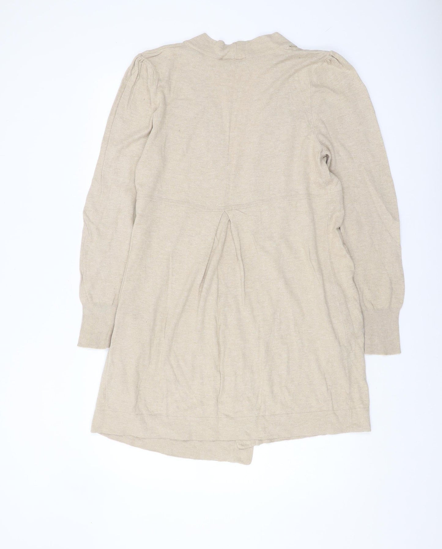 Womens UK Size M Wallis Beige Cardigan Jumper