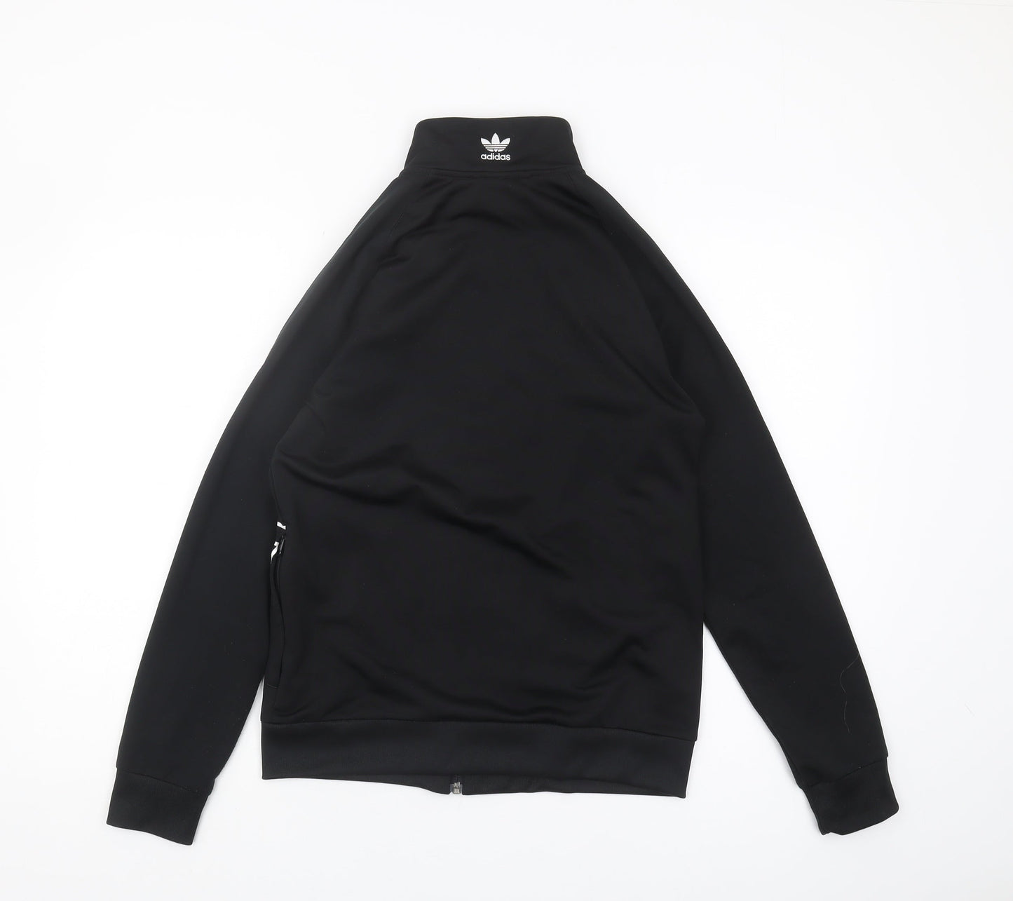 Adidas Boys Black Track Jacket 13-14 Years Sports Casual