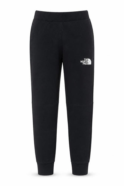 Front view of The North Face unisex kids black m jogger trousers