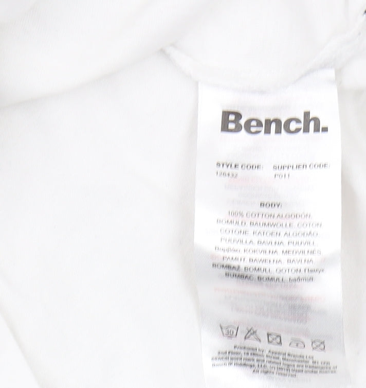 Bench Boys White Graphic T-Shirt 13-14 Years