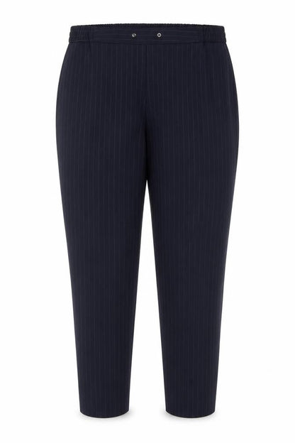 Womens UK Size 14 M&Co Regular Fit Business Casual Navy Trousers